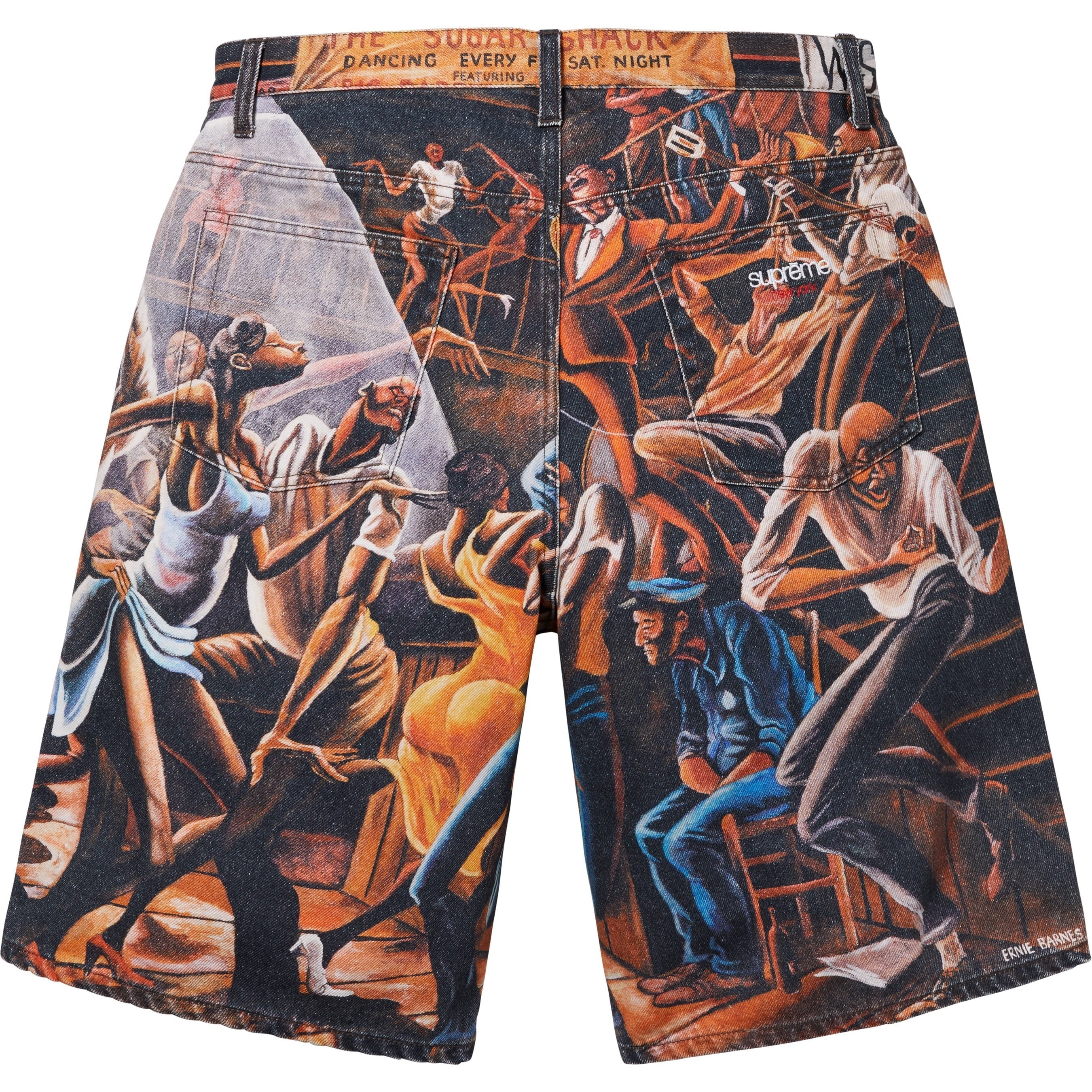 Supreme/Ernie Barnes Baggy Denim Short view 8